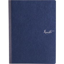 Karatis 19 x 26 cm 144 Yaprak Tomoe River Defter Midnight Blue