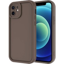 noktaks - Apple iPhone 11 - Kılıf Kamera Korumalı Ananas Kapak - Kahverengi