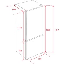 Teka Rbf 78725 Ss D Enerji Sınıfı 481 lt Nofrost Buzdolabı