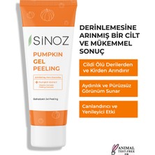 Sinoz Pumpkin Jel  - Balkabağı Özlü, Ölü Derilerden Arındıran, Yenileyici Yüz Peelingi 100 Ml