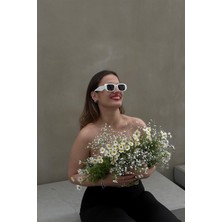 Falan Eyewear Lucien Kadın Güneş Gözlüğü Beyaz