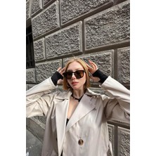 Falan Eyewear Yuzi Kadın Güneş Gözlüğü Kahve