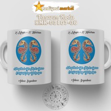 Hediyeci Market Ikizler Burcu Erkeğine Özel Beyaz Kupa Bardak - HMK-00107-06