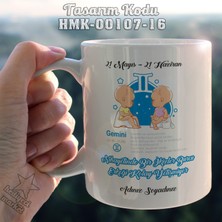 Hediyeci Market Ikizler Burcu Erkeğine Özel Beyaz Kupa Bardak - HMK-00107-16