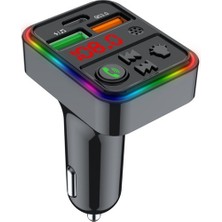 Monster Teknoloji PD25W Qc3.0 Rgb LED Işıklı Araba Telefon Adaptörü - Siyah