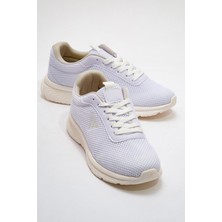 Ccway Kadın Triko Spor Ayakkabı Beyaz Beyaz