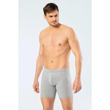 Cacharel Erkek Boxer, Bel Bantlı Uzun Boxer, %95 Pamuk %5 Likralı