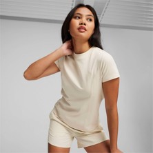 Puma Kadın Alpine Snow Yona Tee Bej Kadın T-Shirt