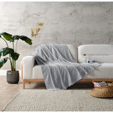 Doqu Home Adora Koltuk Şalı Gri - 130X170 cm