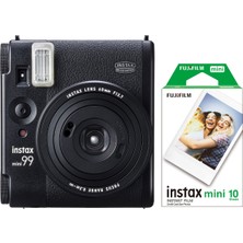 Fujifilm Instax Mini 99 Siyah Fotoğraf Makinesi ve 10'lu Film