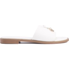 Nine West WOLLON 4FX Beyaz Kadın Düz Terlik