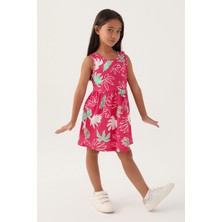 RolyPoly U.s. Polo Assn Kız Çocuk Fuşya Elbise