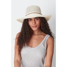 C&city Merserize Plaj Şapkası T24740-11 Orta Bej