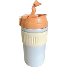Tarantula Çift Kapaklı Pipetli Yeni Seri Staınless Steel 450 ml Sıcak/soğuk Mag Bardak Termos