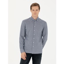 Cacharel Erkek Indigo Slim Fit Uzun Kollu Gömlek 50255655-VR028