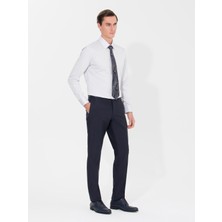 Cacharel Erkek Açık Gri Slim Fit Uzun Kollu Basic Gömlek 50268503-VR001
