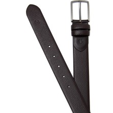 Cacharel Erkek Kahverengi Klasik Deri Kemer 50261858-400