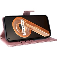 Manyi Mall Realme 9i Basit Iş Darbeye Deri Çanta Cüzdan Için Flip Case (Yurt Dışından)