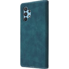 Manyi Mall Samsung Galaxy A32 4g Için Flip Case Darbeye Deri Kılıf Kapak Çevirin (Yurt Dışından)