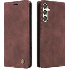 Manyi Mall Samsung Galaxy A24 4g Için Flip Case Basit Iş Darbeye Deri (Yurt Dışından)