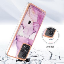 Manyi Mall Xiaomi Poco F5 5g Kart Yuvaları Mermer Yumuşak Tpu Tampon Ince Cüzdan (Yurt Dışından)