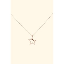 Çelikoğlu Kuyumculuk 14 Ayar Altın Ay Yıldız Kolye 1,62 gr