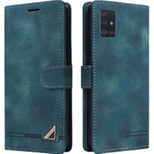 Manyi Mall Samsung Galaxy A51 Için Flip Case Darbeye Basit Iş Cüzdan Kılıf (Yurt Dışından)