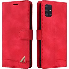 Manyi Mall Samsung Galaxy A71 Için Flip Case Cüzdan Kılıf Kapak Kapak Darbeye (Yurt Dışından)