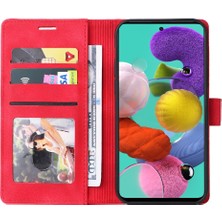 Manyi Mall Samsung Galaxy A71 Için Flip Case Cüzdan Kılıf Kapak Kapak Darbeye (Yurt Dışından)