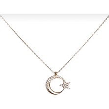 Çelikoğlu Kuyumculuk 14 Ayar Altın Ay Yıldız Kolye 1,68 gr