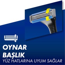 Gillette Sensor3 Red Edition Tıraş Makinesi + 6 Yedek Tıraş Bıçağı