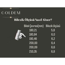 Goldem 40 gr (Gram) 22 Ayar Yatırımlık 3'lü Adana Burma Bilezik