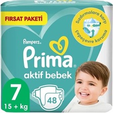 Prima Bebek Bezi Beden:7 (15+Kg) Xx Large 192 Adet Avantaj Fırsat Pk