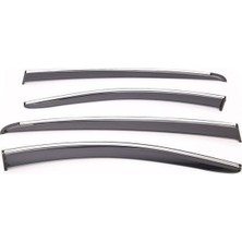 Vw golf 5 6 cam rüzgarlığı krom çıtalı sunplex