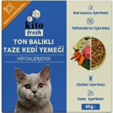 Kito Fresh Kuzu Etli Hipoalerjenik Taze Kedi Yemeği 85 gr