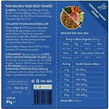 Kito Fresh Kuzu Etli Hipoalerjenik Taze Kedi Yemeği 85 gr