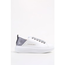 Alexander Smith Beyaz - Gümüş Kadın Sneaker ASAZWYW0495WAV