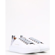 Alexander Smith Beyaz - Gümüş Kadın Sneaker ASAZWYW0495WAV