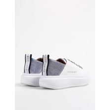 Alexander Smith Beyaz - Gümüş Kadın Sneaker ASAZWYW0495WAV