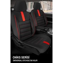 Kurra Store Seat Exeo Uyumlu Kırmızı Oto Koltuk Araba Kılıfı.