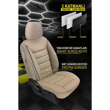 Kurra Store Hyundai Sonata Uyumlu Deri Oto Koltuk Araba Kılıfı.