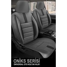 Kurra Store Suzuki Samurai Uyumlu Gri Oto Koltuk Araba Kılıfı.