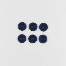 Pukka Manto Düğmesi(6 AD.)-23MM-LACIVERT-NO:2