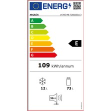 Arçelik 14785 MB E Enerji Sınıfı 12 lt Statik Mini Buzdolabı