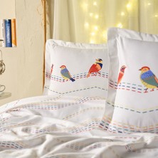 Doqu Home Lara Pike Takımı Monet Tek Kişilik - Beyaz