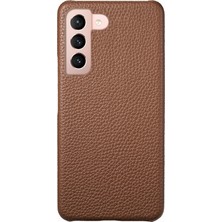 Cool-M Samsung Galaxy S21+ 5g Çizilmeye Dayanıklı Litchi Dokulu Deri+Pc Arka Kapak (Yurt Dışından)