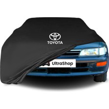 Ultra Shop Toyota Corolla 7 (E100) Station Wagon (1992-1997) Araba Brandası Siyah Kumaş Penye Oto Garaj Branda