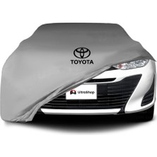 Ultra Shop Toyota Yaris (XP150) Sedan Araba Brandası Gri Kumaş Penye Toz Geçirmez Oto Garaj Branda