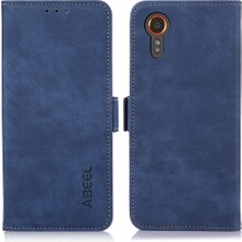 Cool-M Samsung Galaxy Xcover 5 Telefon Standı Kılıfı Retro Pu Deri Koruyucu Kapak (Yurt Dışından)