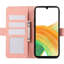 Cool-M Samsung Galaxy A33 5g Pu Deri 3 Kart Yuvaları Stand Telefon Kapağı (Yurt Dışından)